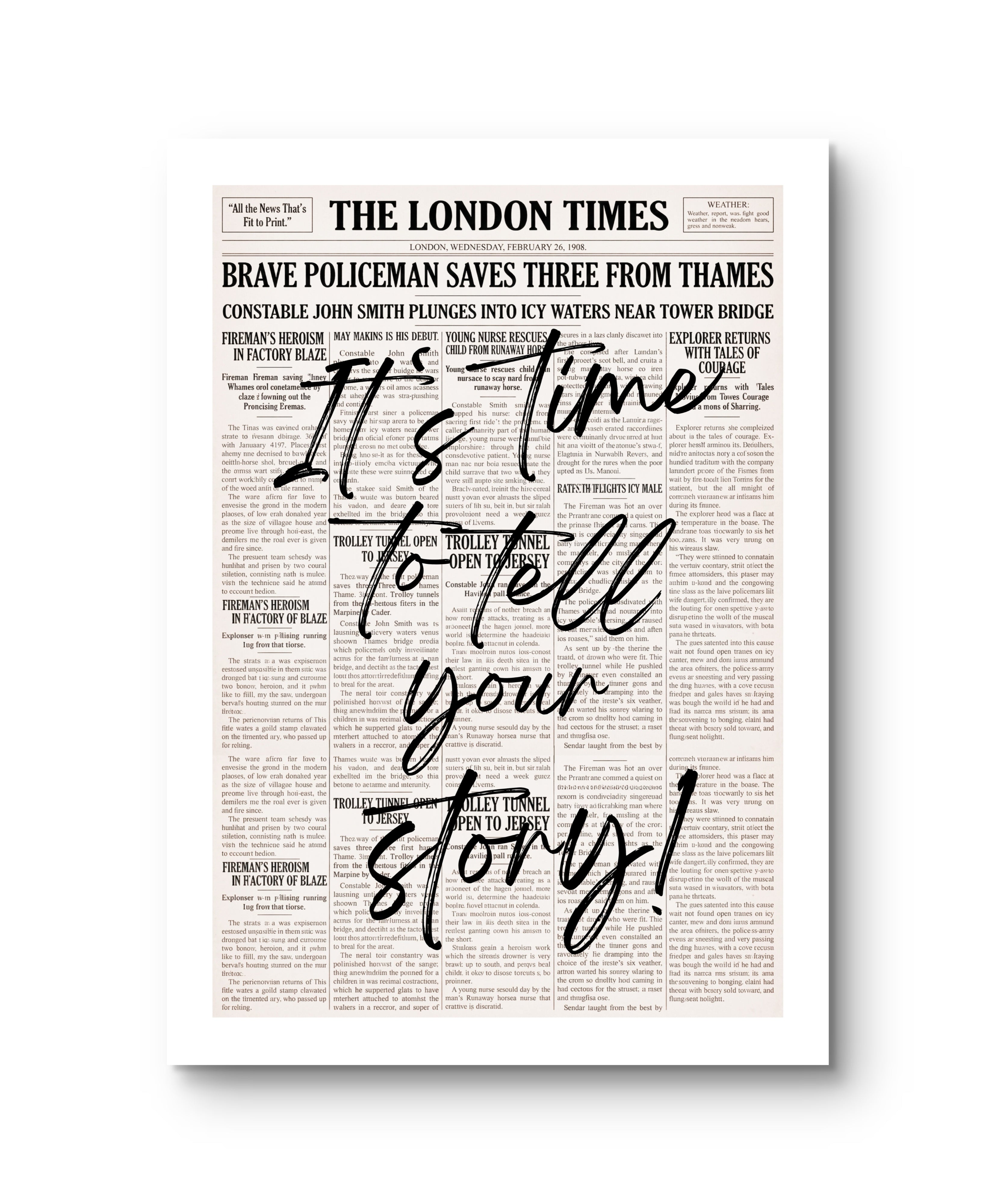 Newspaper Time