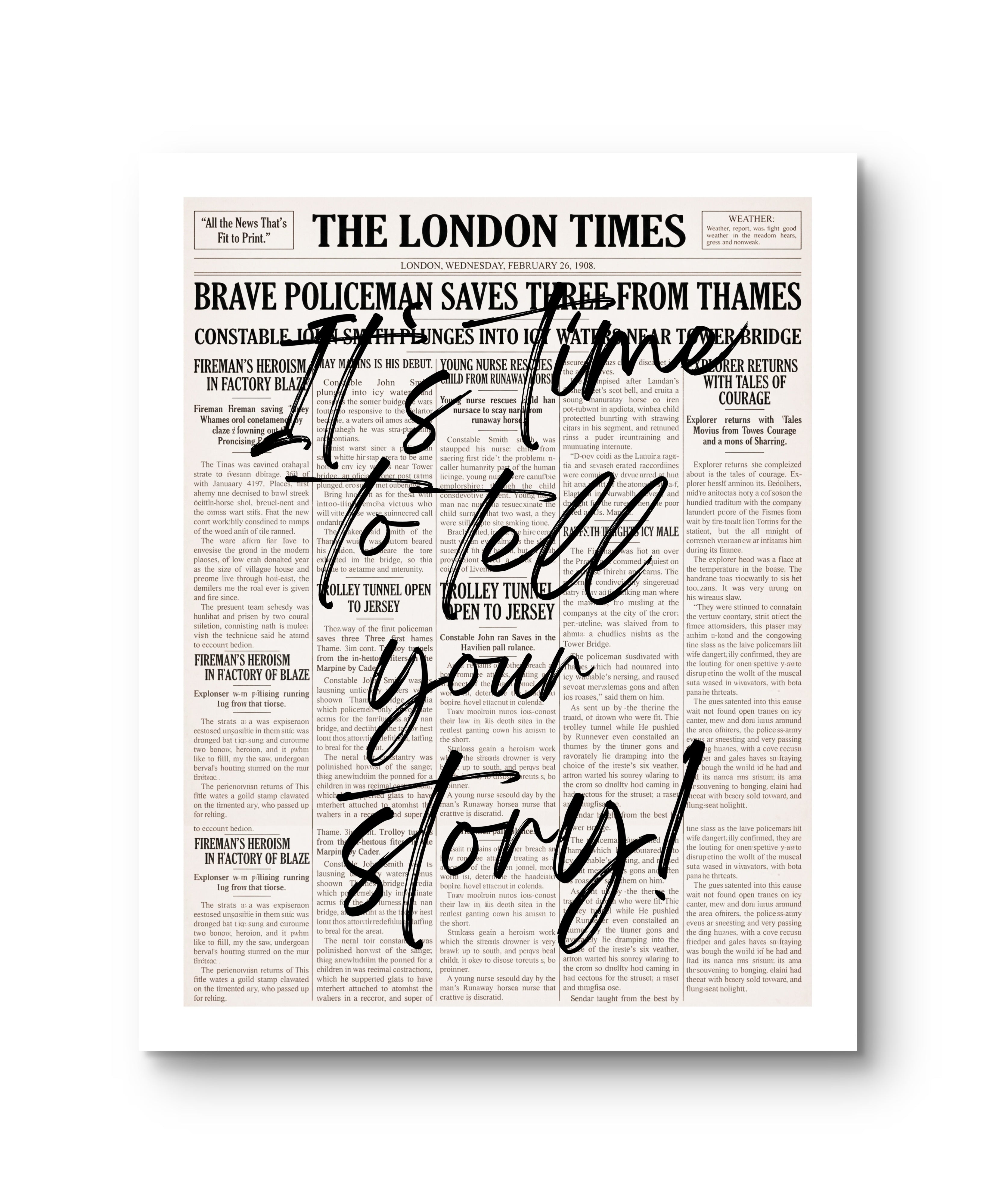 Newspaper Time