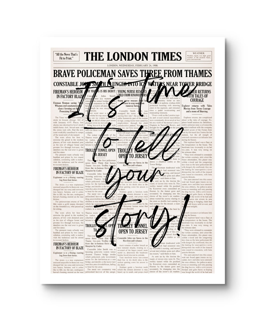 Newspaper Time