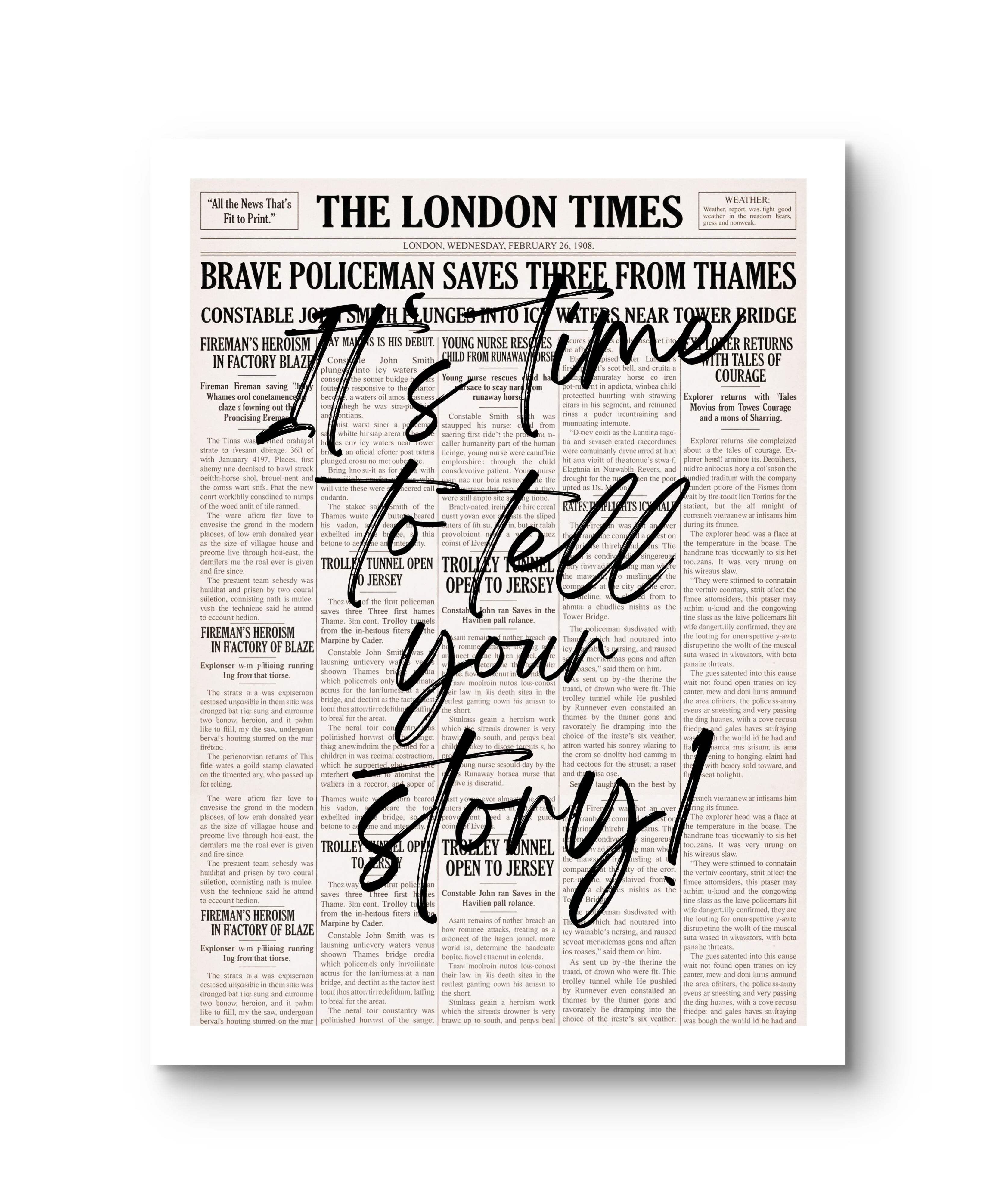 Newspaper Time