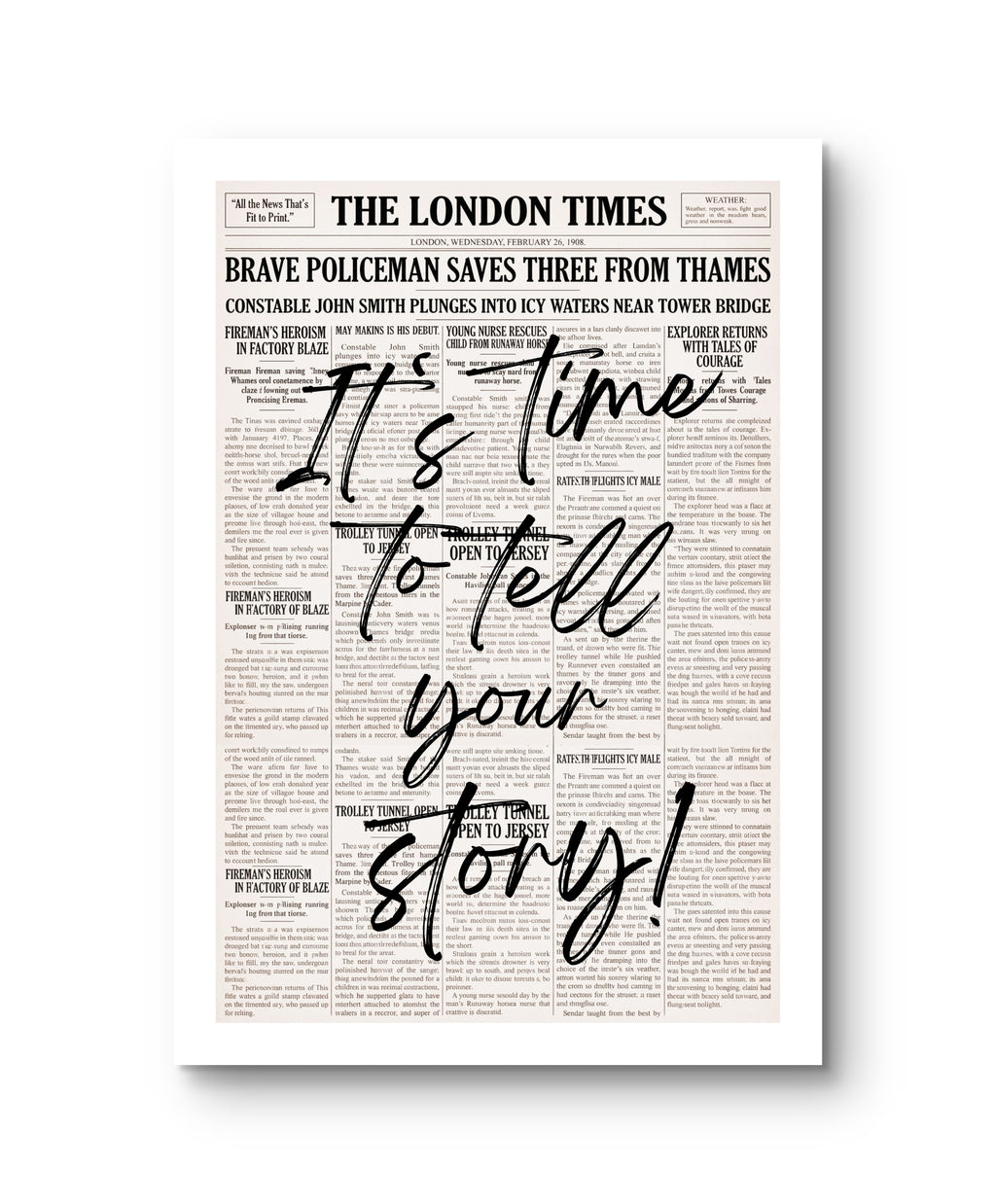 Newspaper Time