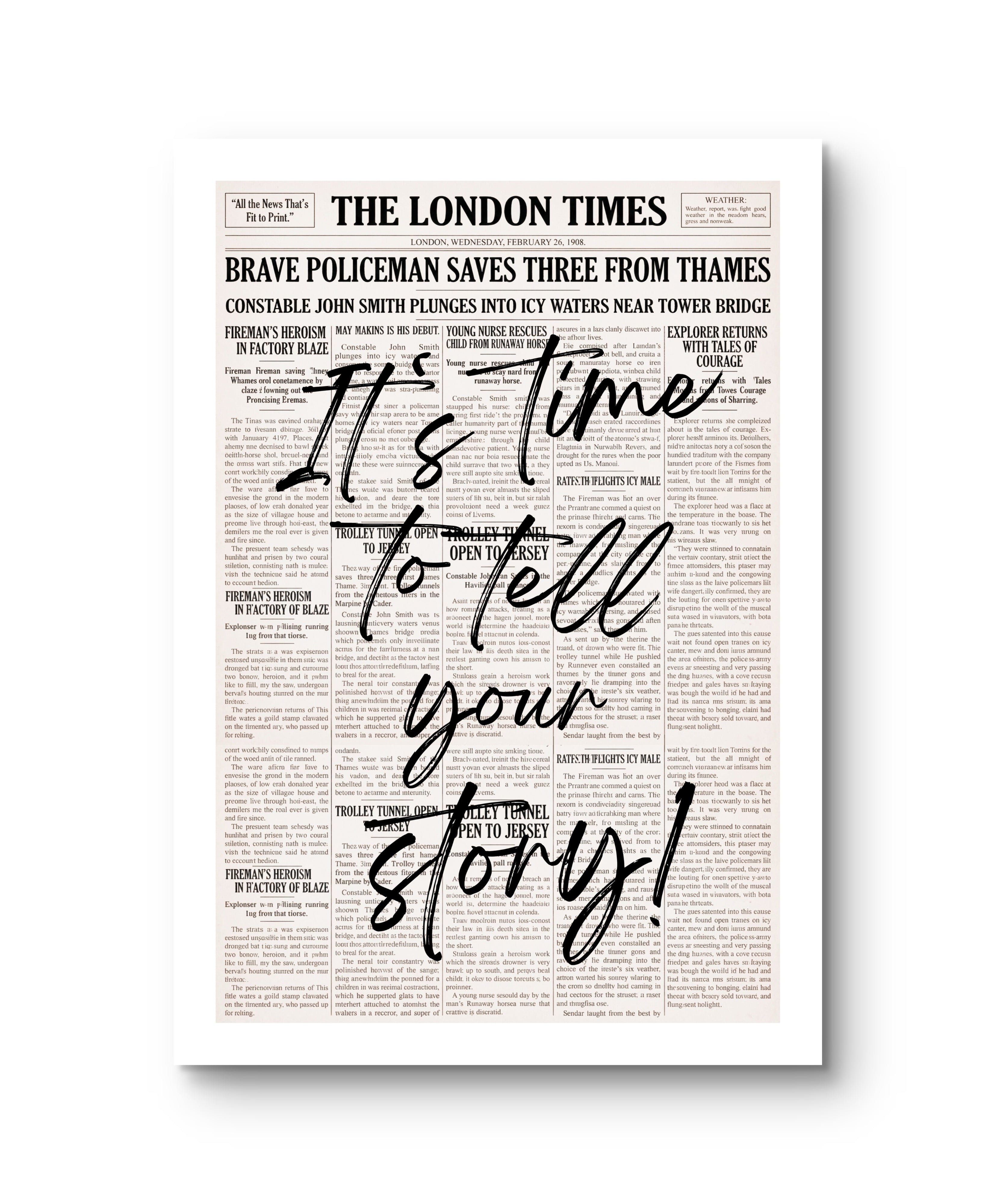 Newspaper Time